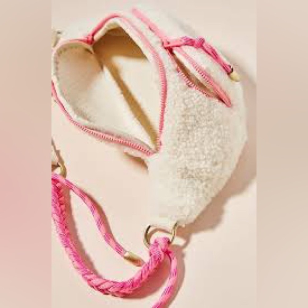 Anthropologie Annie Sherpa belt bag - Picture 2 of 11